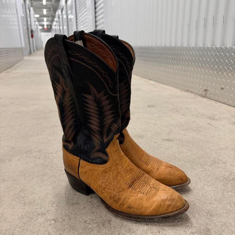 Tony Lama Men's Brown and Tan Boots 10D